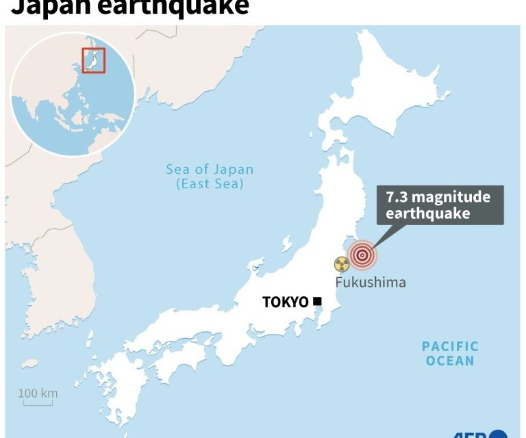 UPDATE: 7.3 earthquake in Japan derailed 200 mph bullet train, triggered Tokyo blackout, shook high rises
