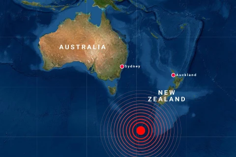 Huge 7.3 magnitude earthquake strikes near remote Australian island