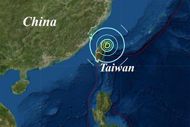 Strong 6.6 earthquake strikes off the east coast of Taiwan