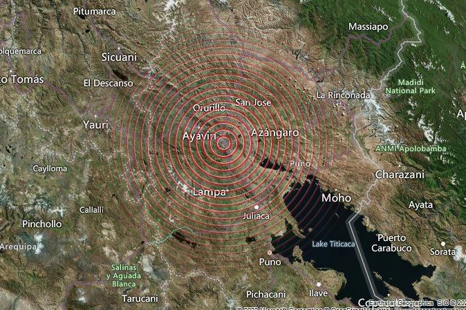 Huge 7.2 earthquake strikes Peru