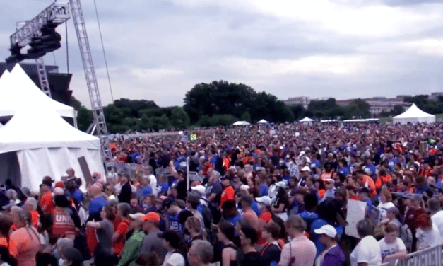 Thousands gather at National Mall and across the US demanding new gun safety laws
