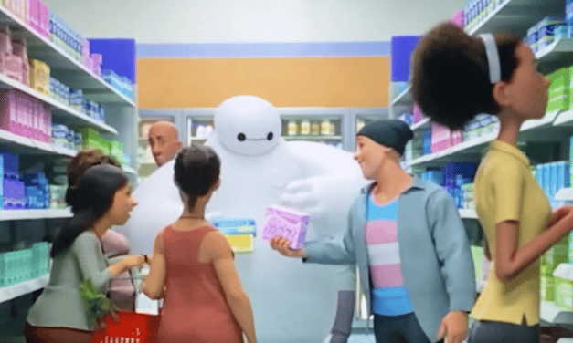 (WATCH) Disney’s latest animated series “Baymax” features a “Trans Character” buying menstrual pads