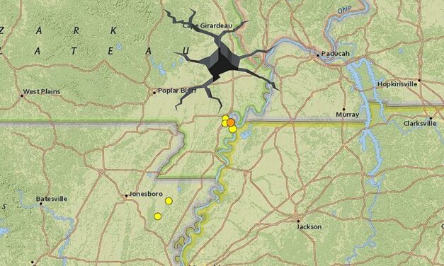 Over 8 earthquakes struck on the New Madrid fault this week