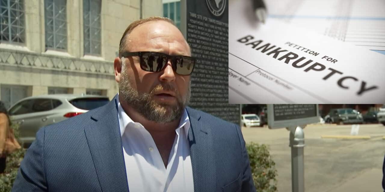 Alex Jones’ media company has filed for bankruptcy during defamation damages trial