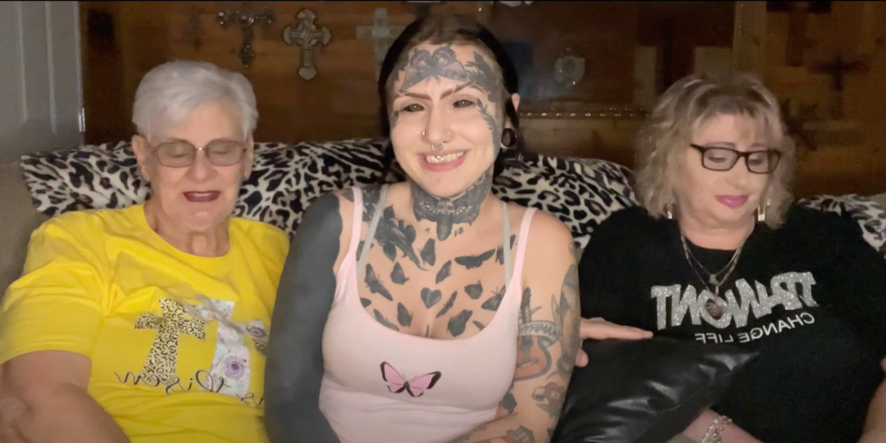 (WATCH) Grandmother assures her tattooed stripping granddaughter that was raised in a Christian home that she is ‘not going to hell’