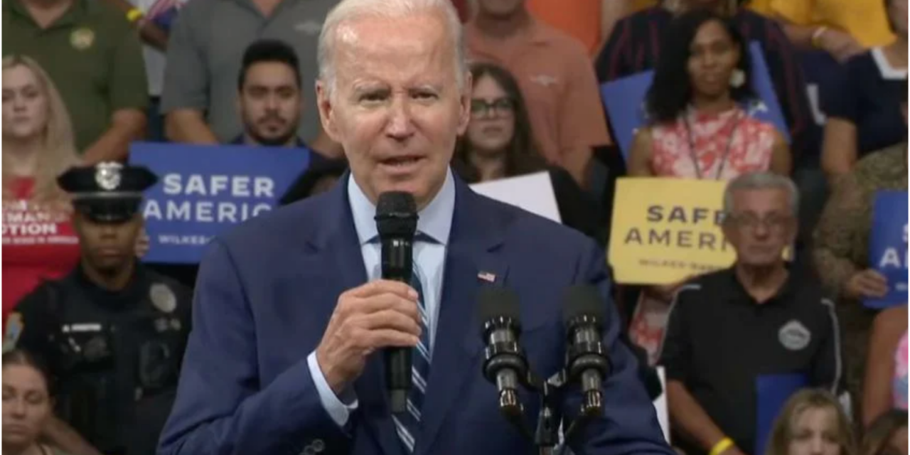 (WATCH) Biden Warns ‘Brave Right-Wing’ Americans—’If You Want to Fight Against the Country, You Need an F-15′