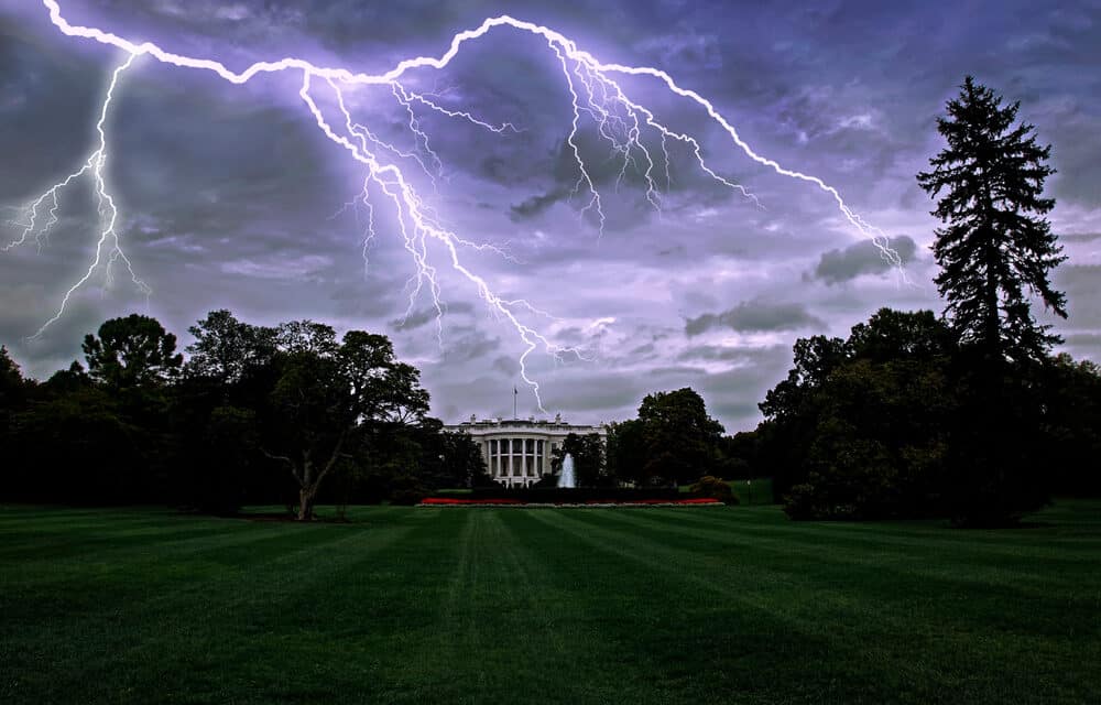 Multiple people left in critical condition after lightning strike outside the White House