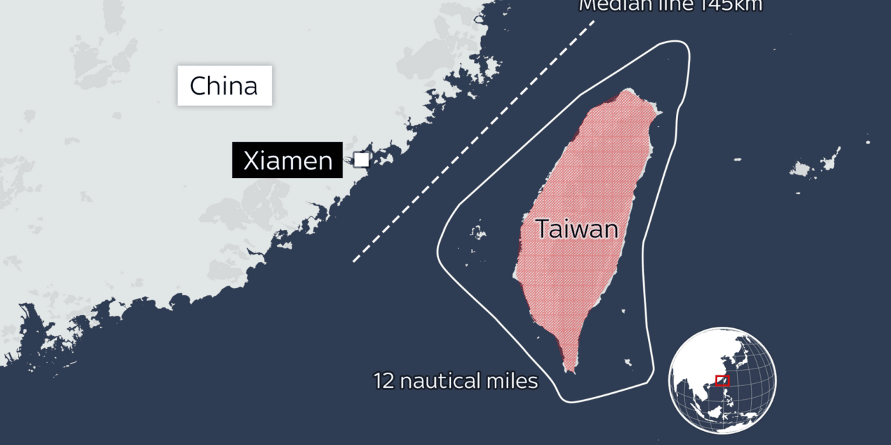 Chinese military drills breach Taiwan’s territory endangering international shipping lanes