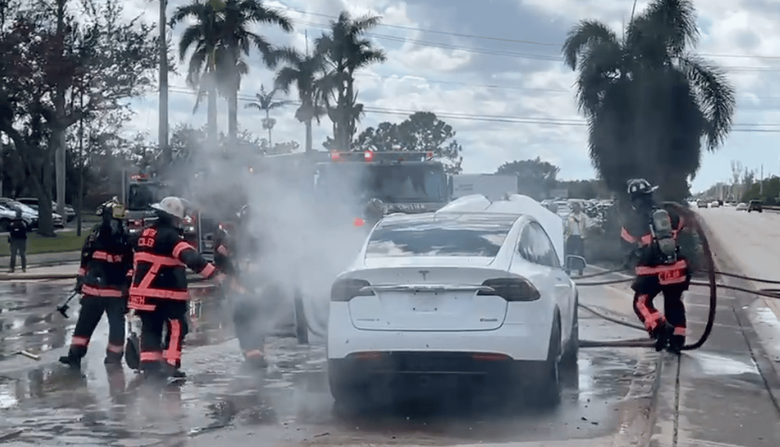 Electric vehicles are exploding from water damage sustained after Hurricane Ian