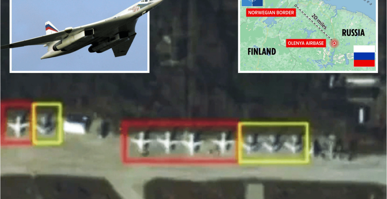 Putin deploys eleven bombers capable of carrying nuclear weapons just a few miles from the border with Nato
