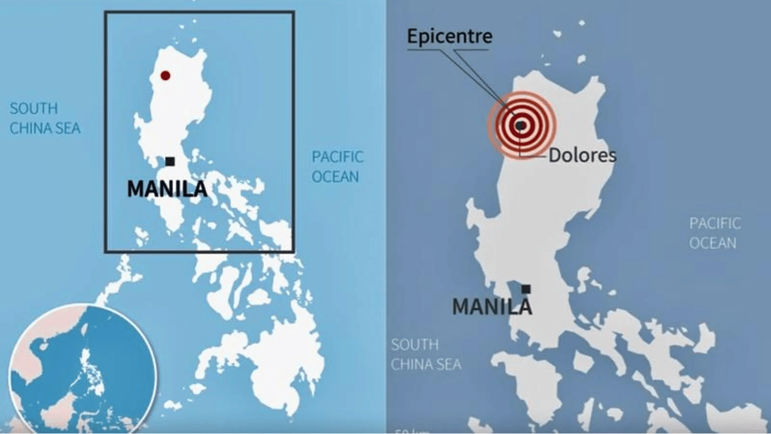 Strong 6.4 earthquake rocks northern Philippines