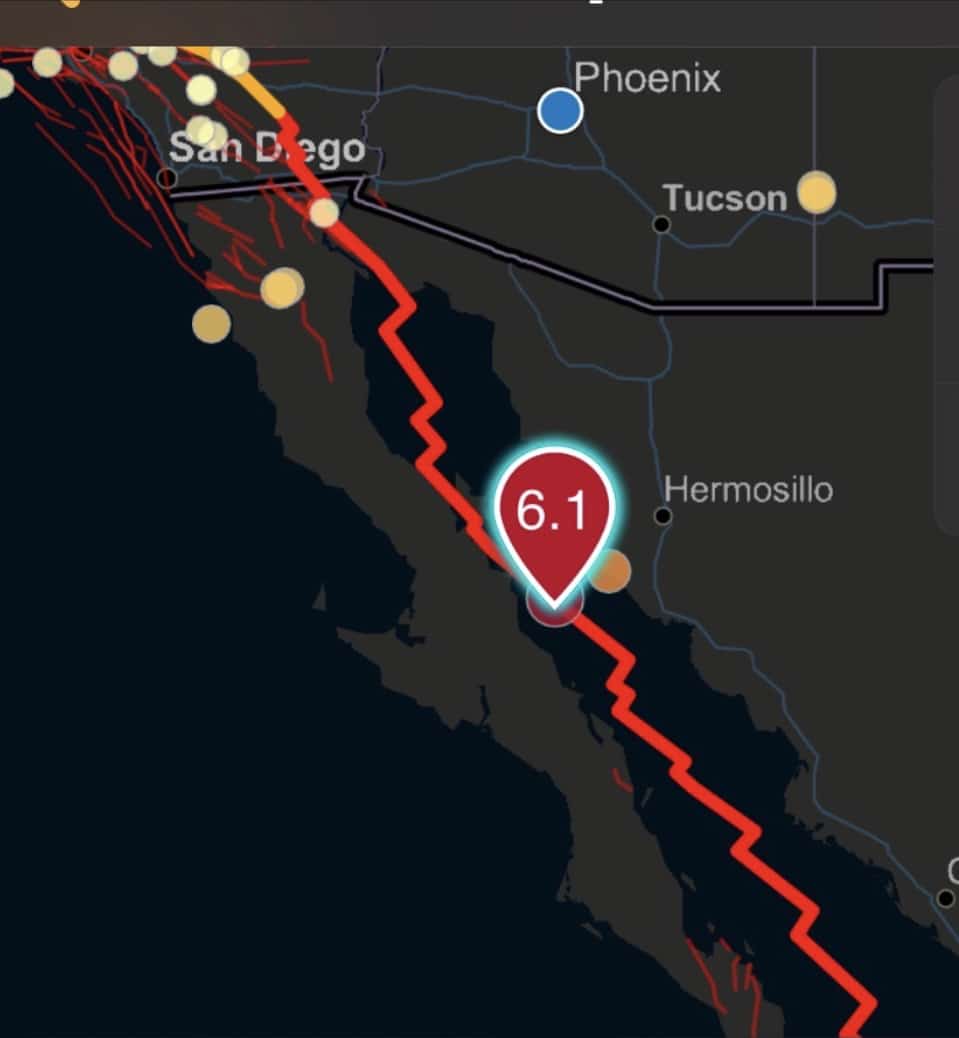 6.2 earthquake strikes off the Gulf of California region in Mexico