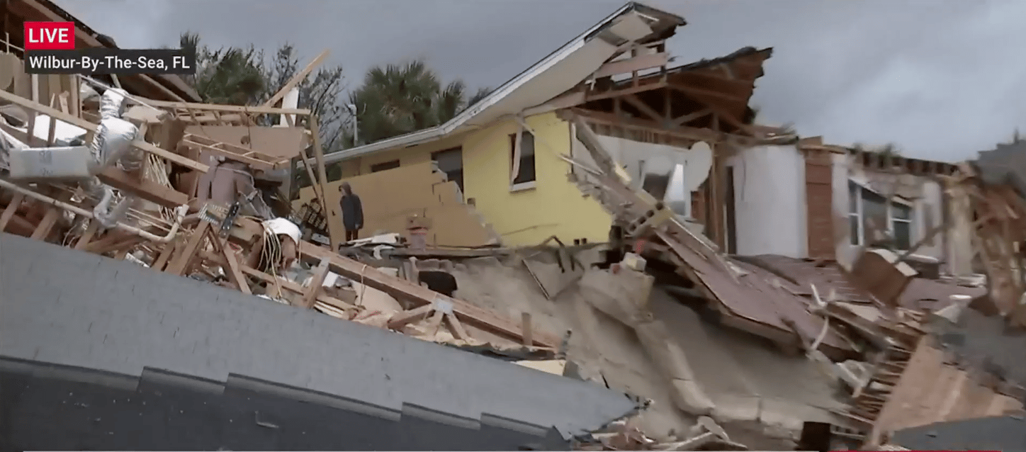 Hurricane Nicole leaves trail of structural damage along coastline described as “unprecedented”