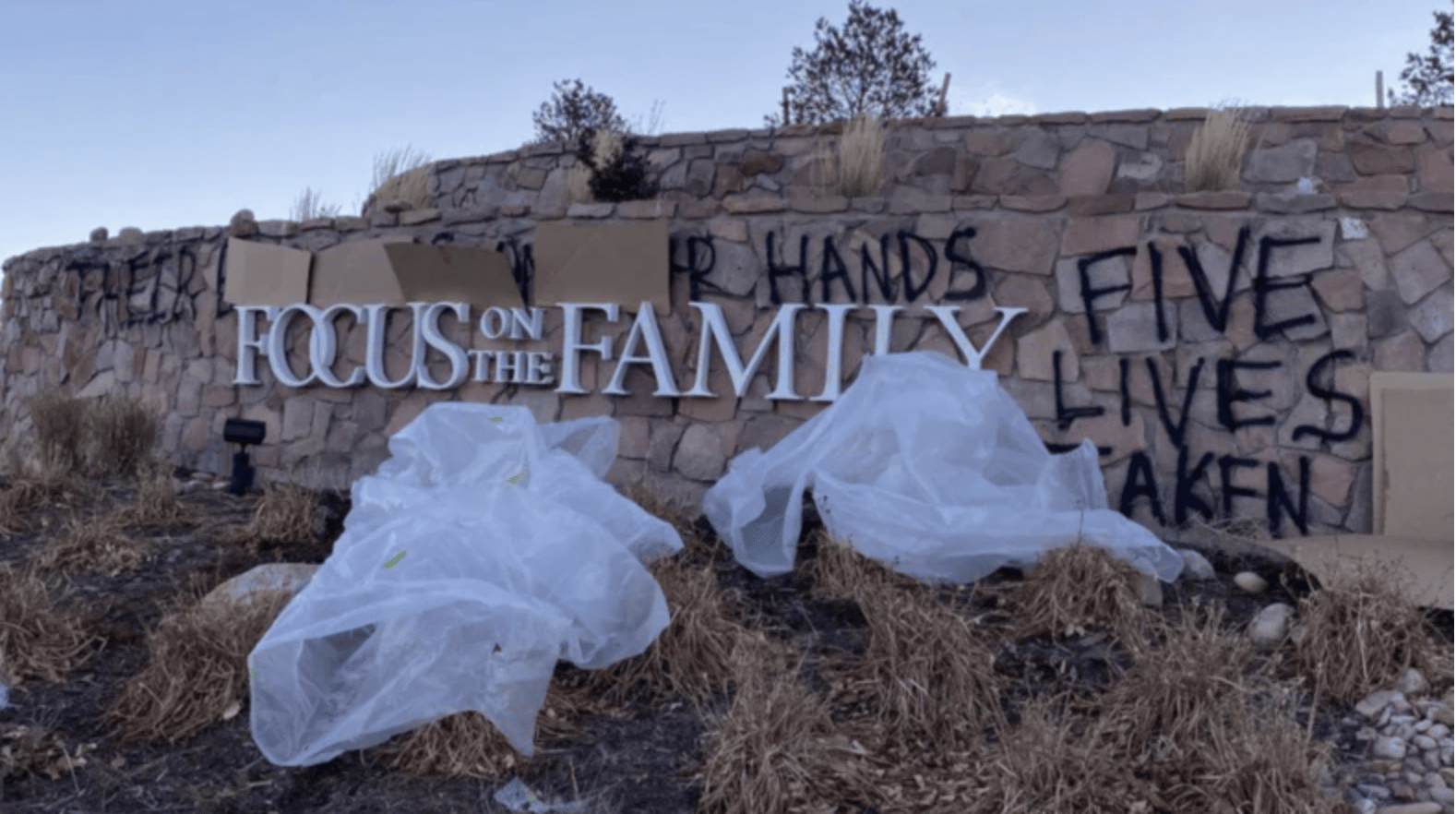 Focus on the Family Headquarters struck by vandals