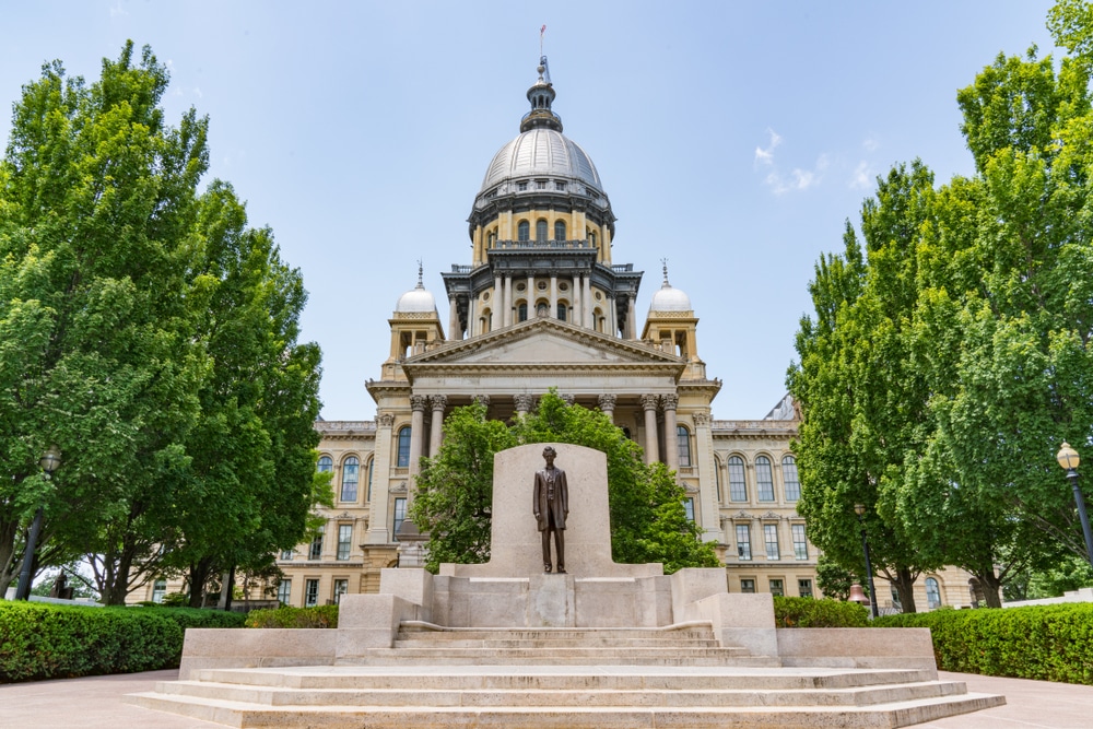 Satanic Temple puts up display near Nativity Scene and Jewish Menorah in Illinois state capitol building