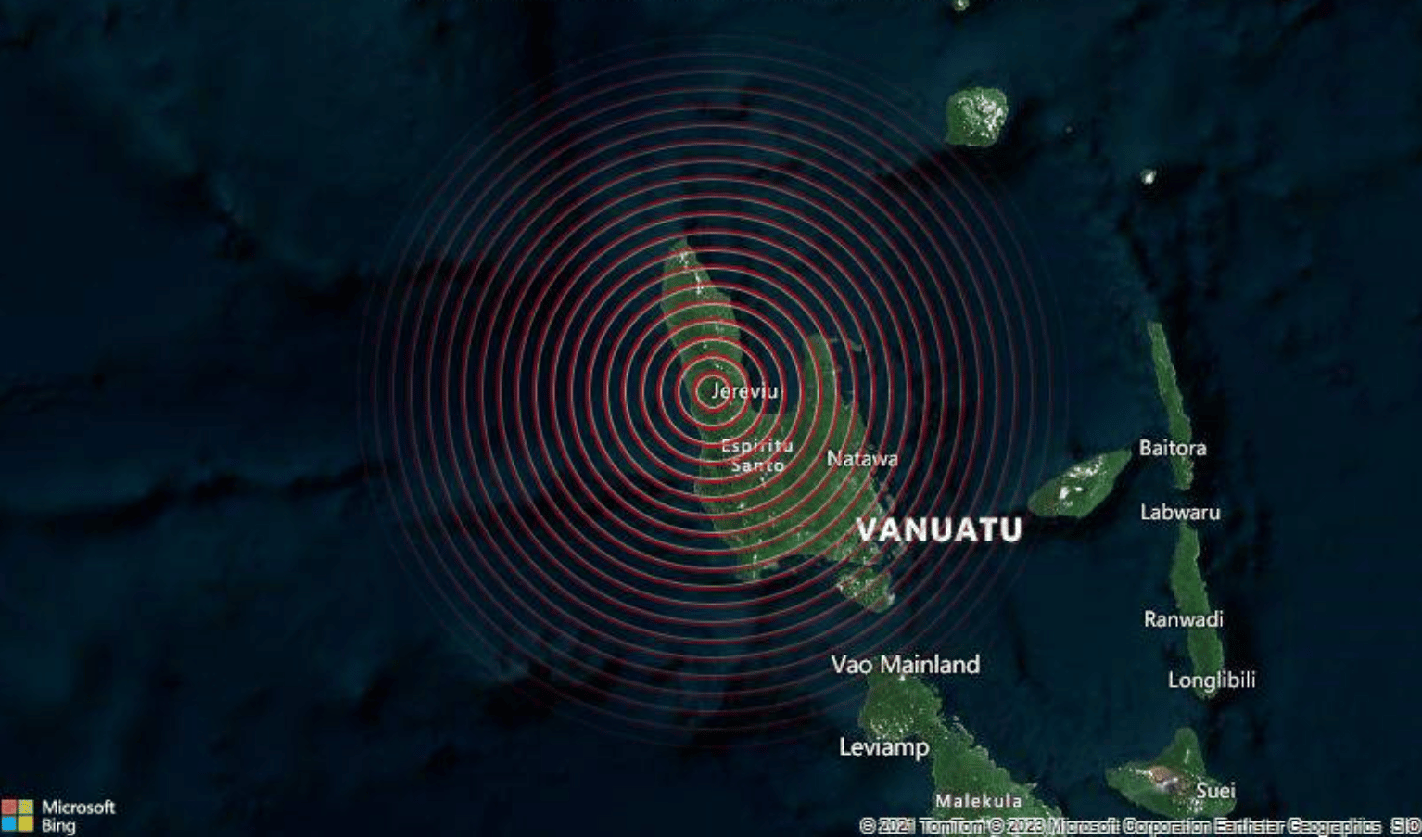Strong magnitude 7.0 earthquake strikes Vanuatu, triggering tsunami warning