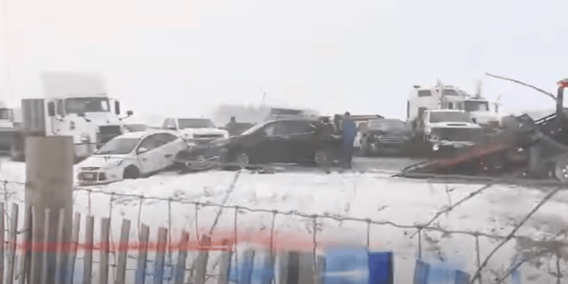 (WATCH) Horrific 85-vehicle pileup in Wisconsin injures 27, blocks major interstate for hours in both directions