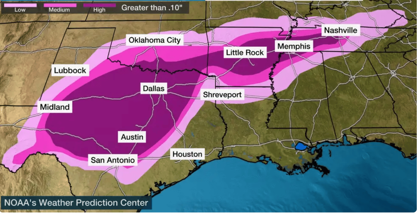 DEVELOPING: 50 million under dangerous winter weather warnings, Texas braces for DAYS of ice, Power outages and travel chaos