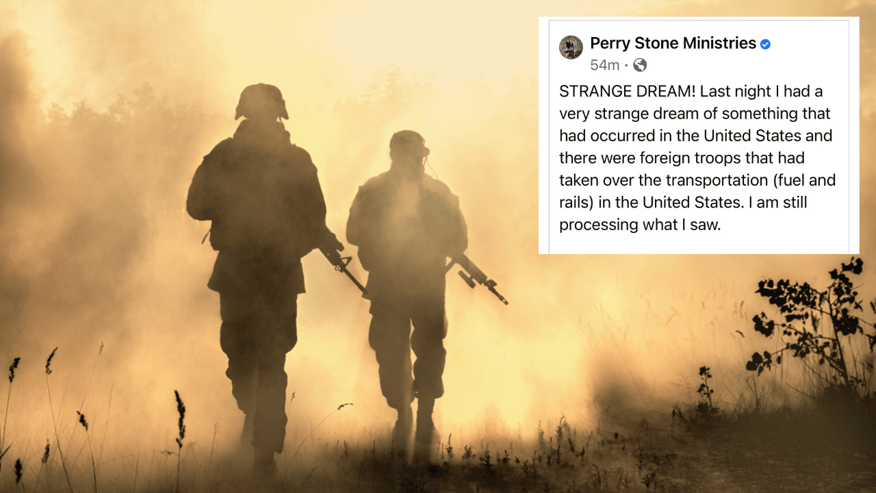 Prophecy teacher Perry Stone shares dream of foreign invasion on US soil