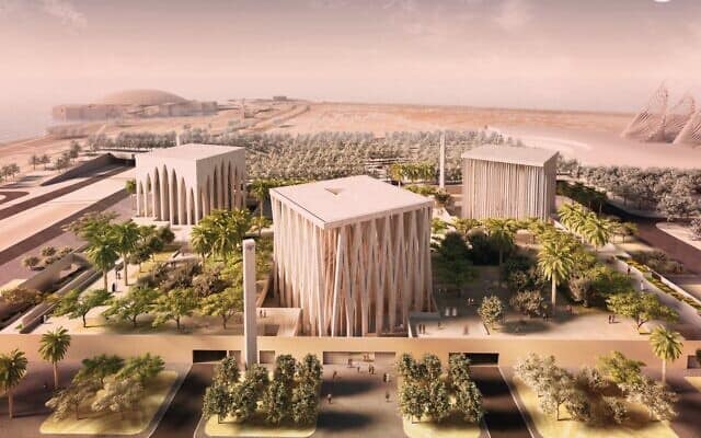 (One World Religion) UAE interfaith compound featuring new synagogue set to open Thursday