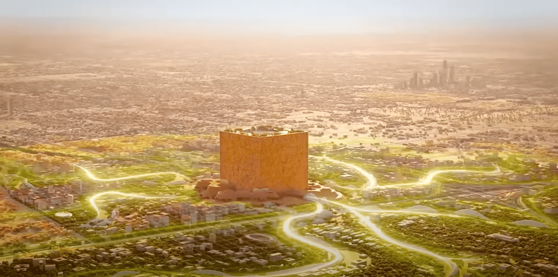 (WATCH) Saudi Arabia is about to construct a towering 1,300 sq foot ‘virtual reality’ cube