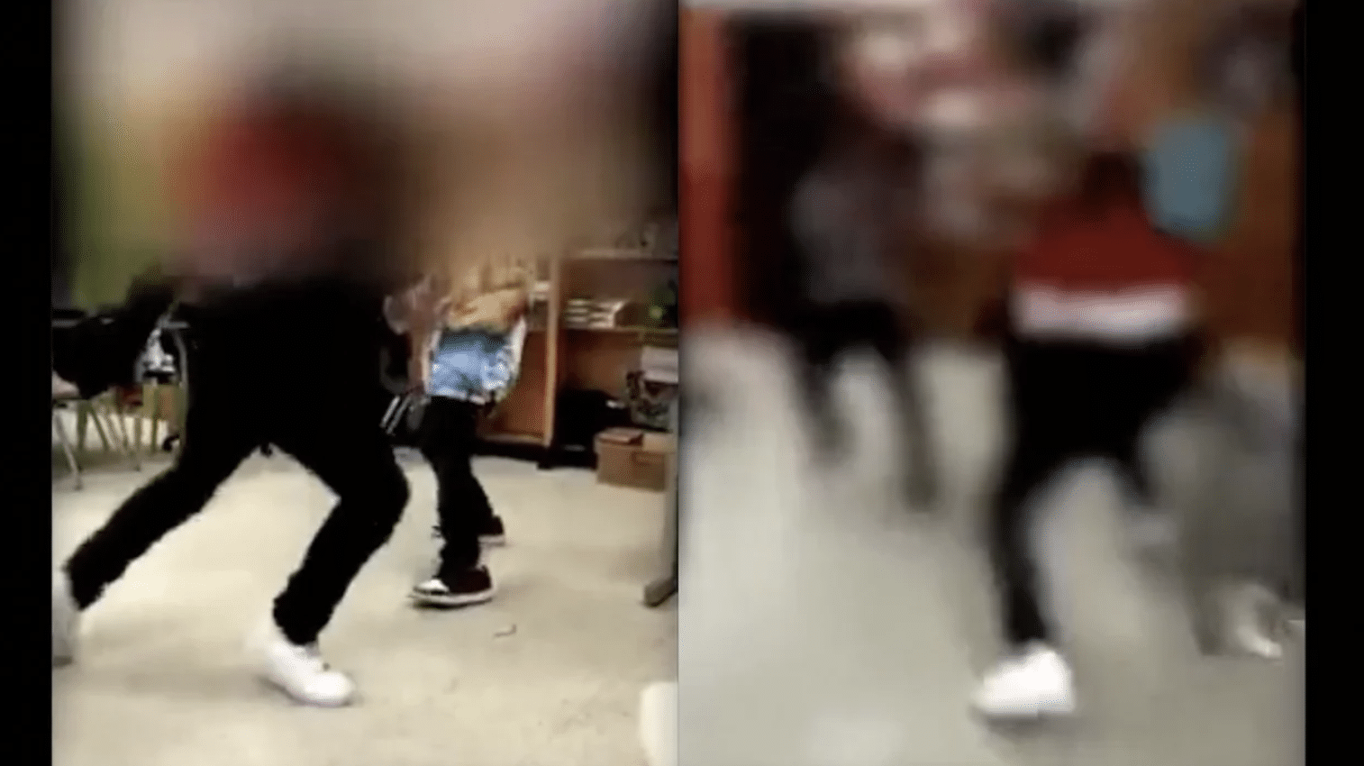 (WATCH) Videos surface of middle schoolers fighting in class while teacher watches