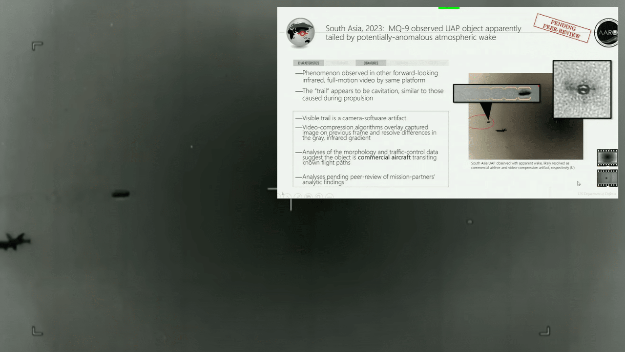 Pentagon releases new UFO video showing ‘frame by frame’ ‘Truly anomalous’