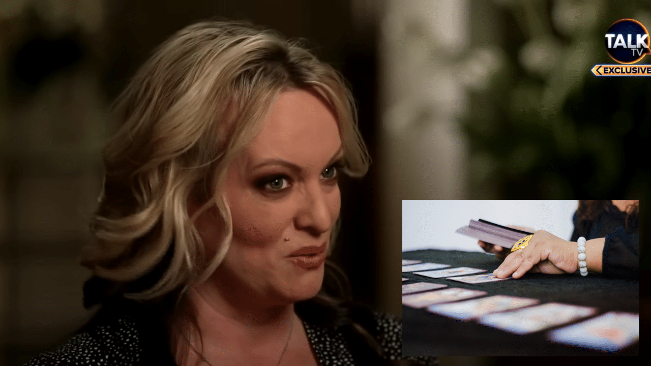 Stormy Daniels tries to “summon demons” with magic cards during interview bringing reporter to tears