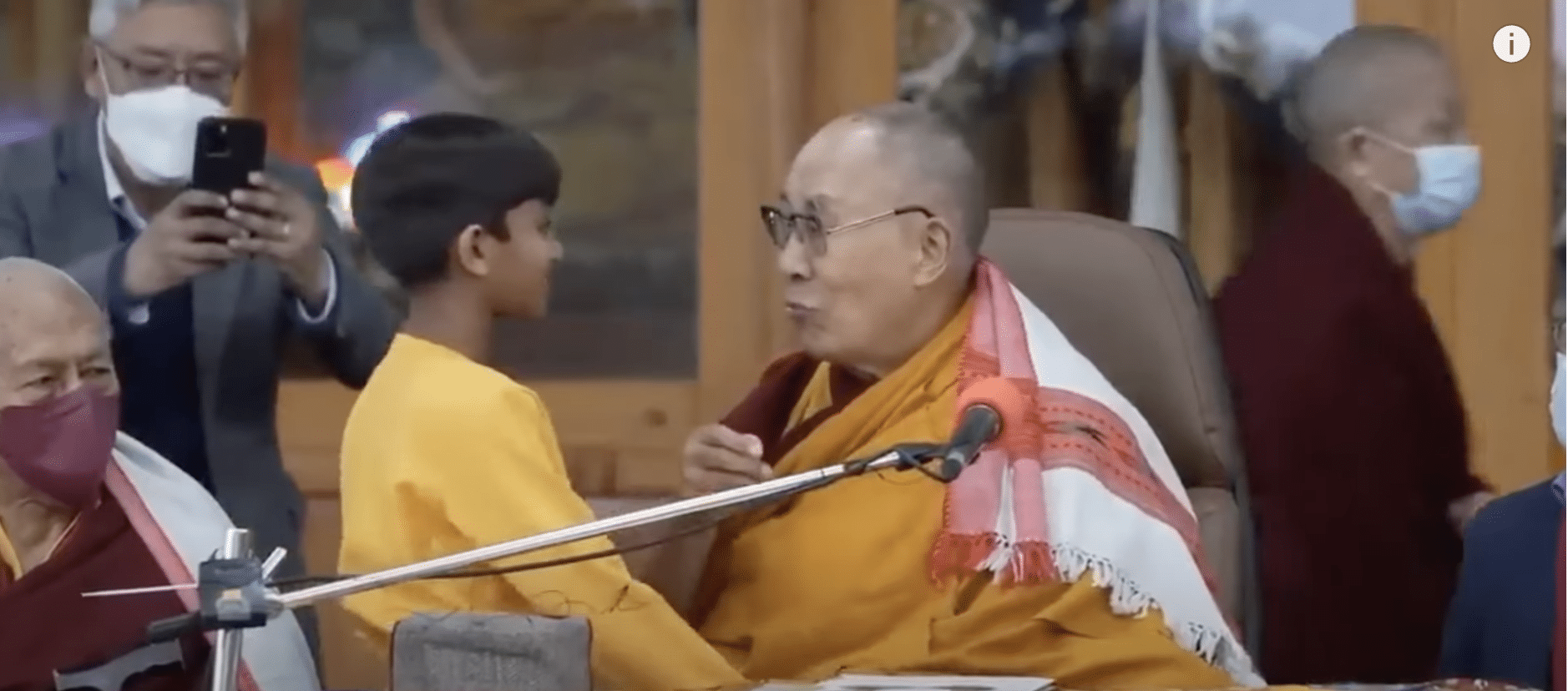 (WATCH) 87 Year-old Dalai Lama Apologizes After Kissing Young Boy On ...