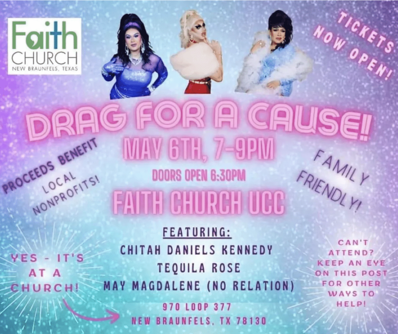 Texas Church to Host ‘Family-Friendly’ Drag Show in the presence of children