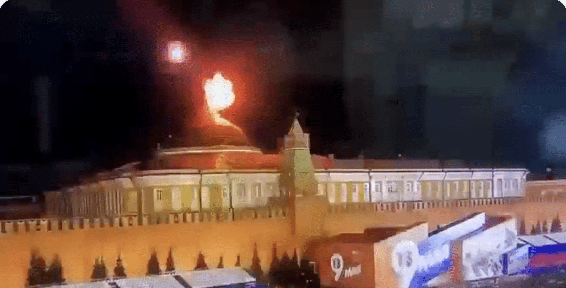 (WATCH) Ukraine attempted to assassinate Putin with kamikaze drone strikes but failed