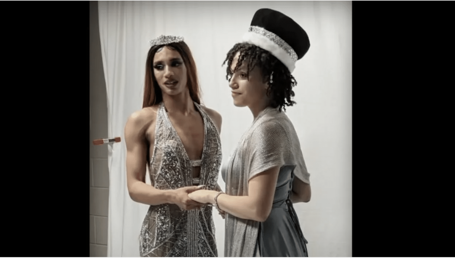 (WATCH) Gender-fluid HS seniors crowned prom king and queen in Ohio