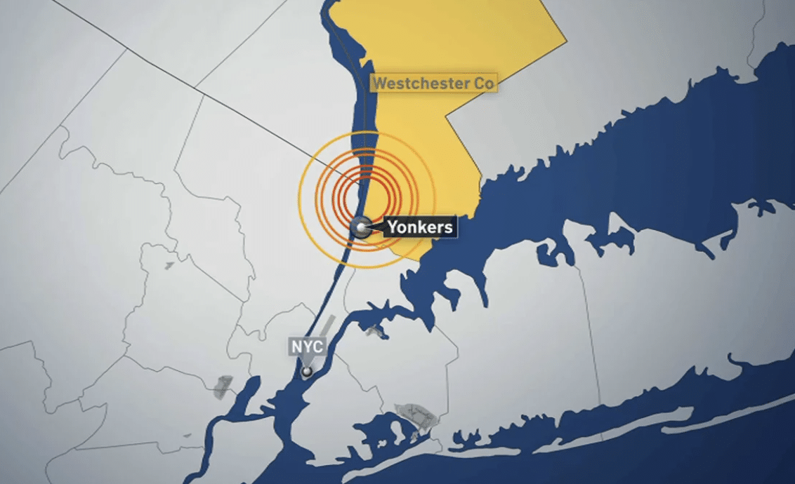 Earthquake rattles parts of Westchester County, NJ in middle of the night