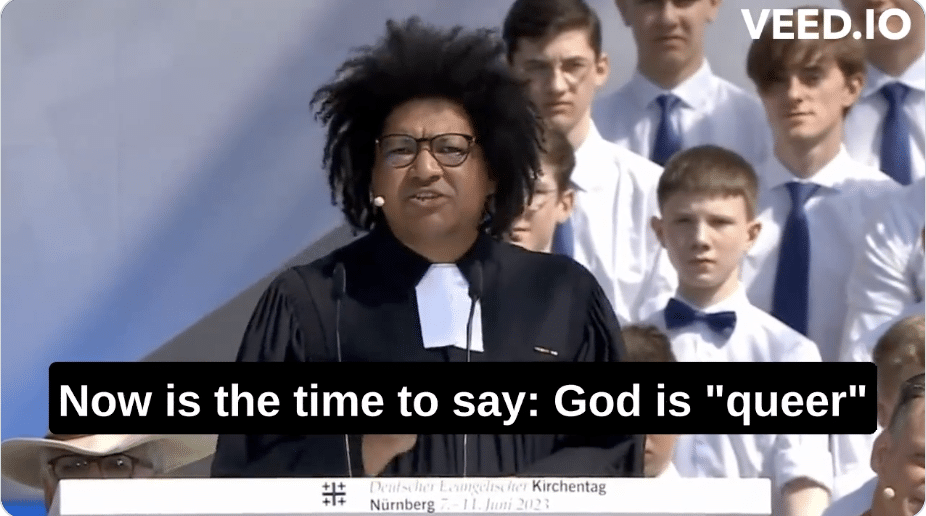 (WATCH) “God is Queer” preached at closing ceremony of German Protestant Church Congress in Nuremberg