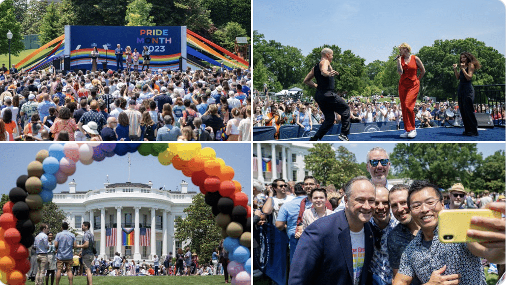 NO SHAME: White House flies ‘Progress Pride flag’ at largest LGBTQ event ever held at South Lawn