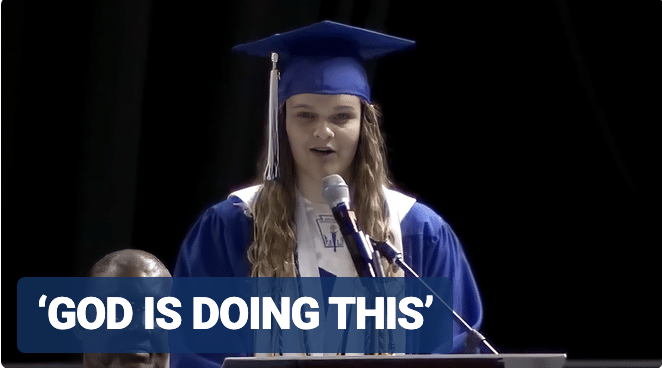 Watch High School Valedictorian Who Gave Faith Filled Speech Reveals