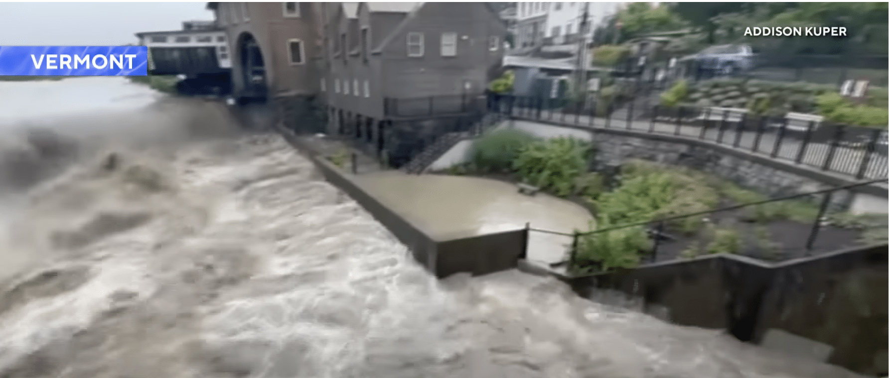 Vermont capital prepares for worst as major dam only ONE FOOT from bursting, 2 months of rain falls in 2 days as homes flood, Owners told it’s TOO LATE to evacuate