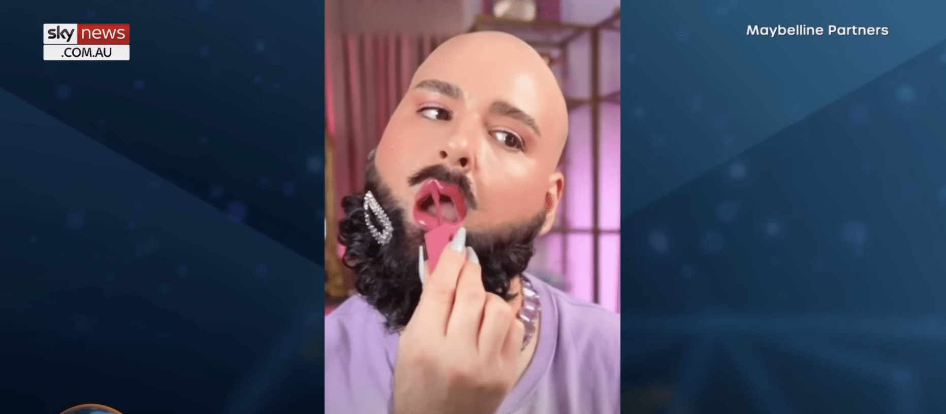(WATCH) Maybelline uses bearded men to promote their new makeup line