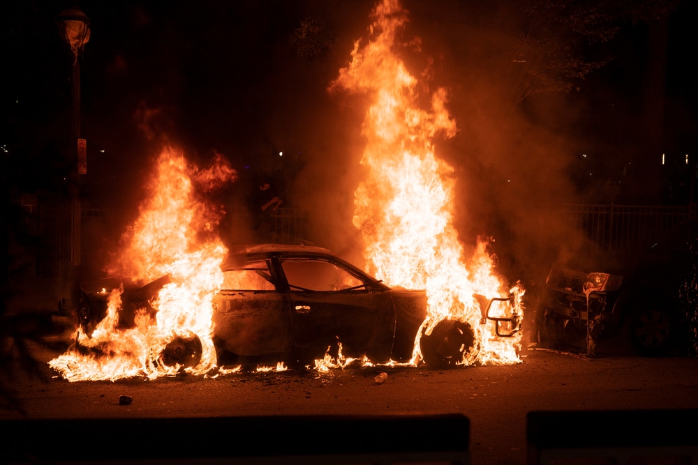 Over 1,000 buildings have been burnt and 5,600 cars destroyed in first week of riots in France