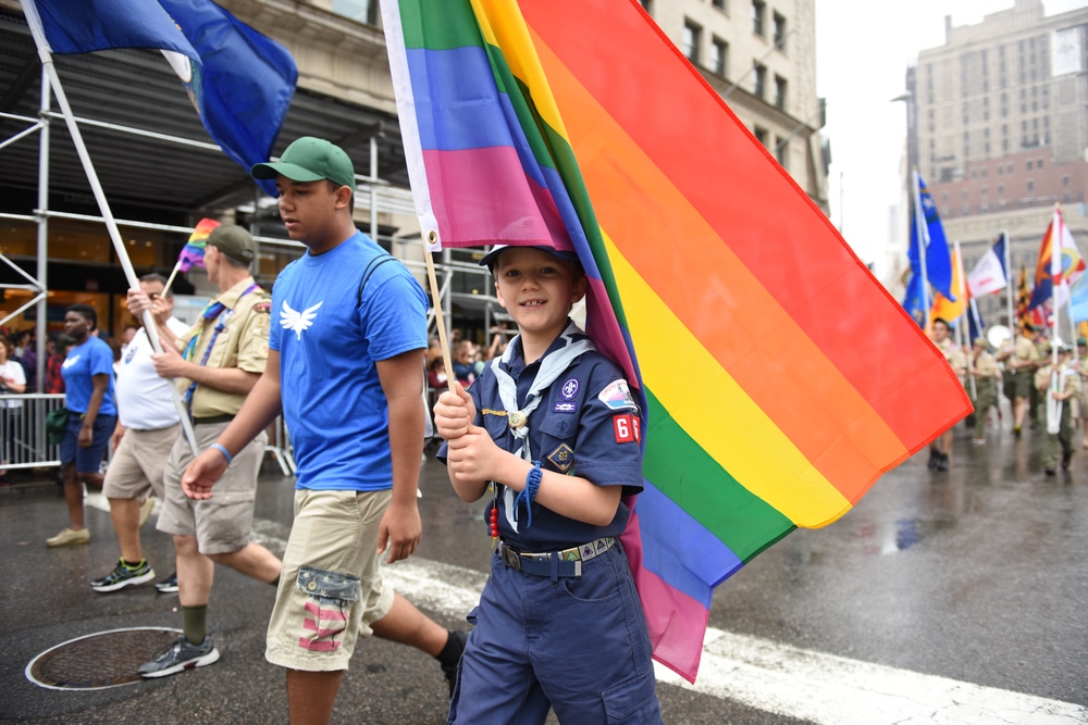 Boy Scouts pitch LGBTQ welcoming tent at their National Jamboree