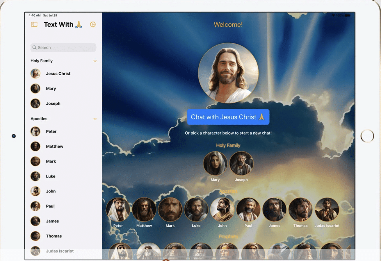 Critics sound the alarm over new AI Jesus App that is becoming very popular