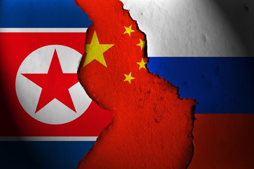 Coalitions are beginning to form and Russia and North Korea is uniting with China