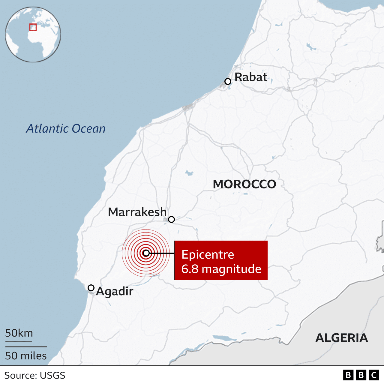 UPDATE: Deadly earthquake in Morocco kills more than 2000 people, Historic buildings left in ruins