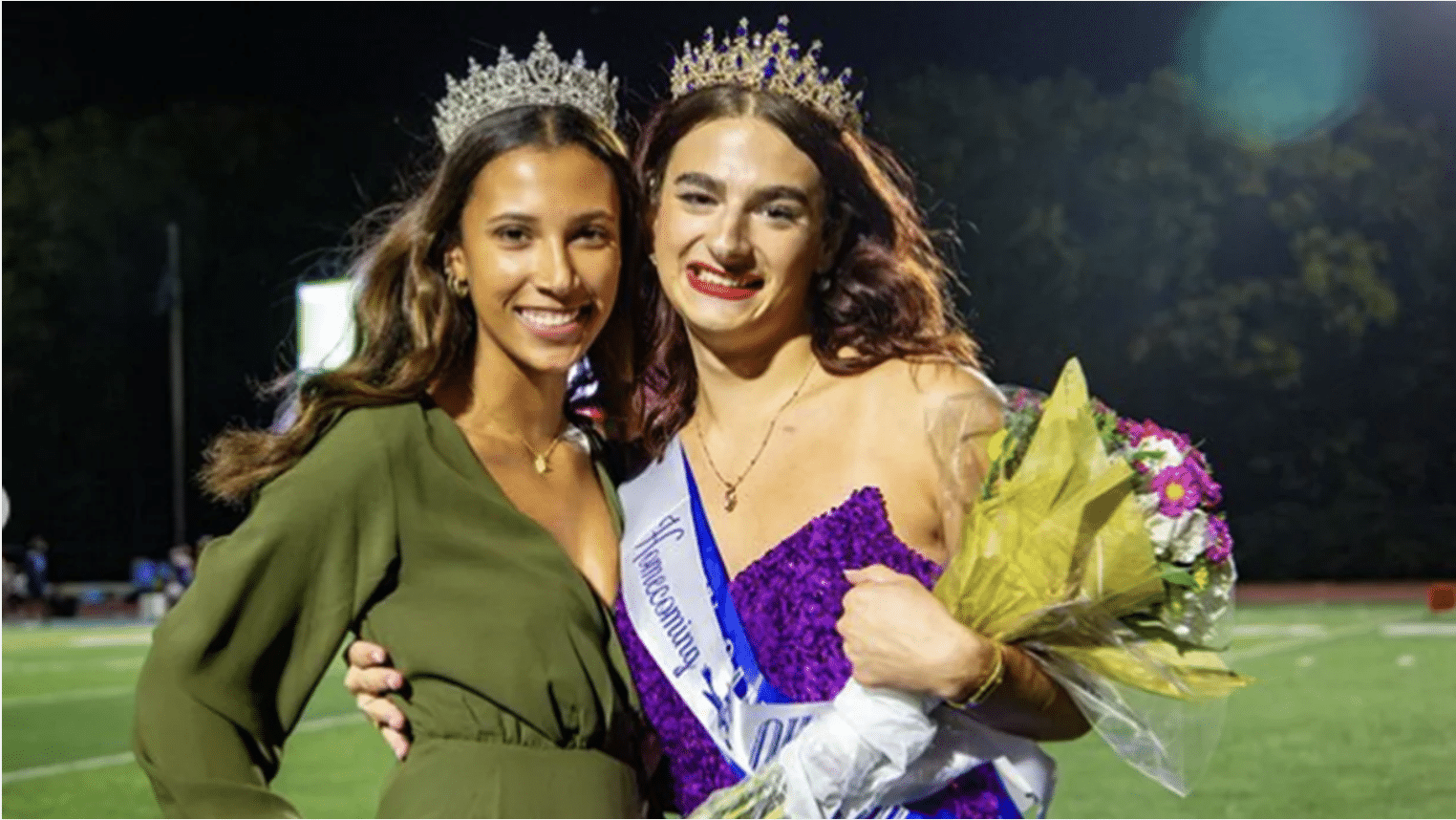 For the second time a school has crowned a male trans student as “homecoming queen”