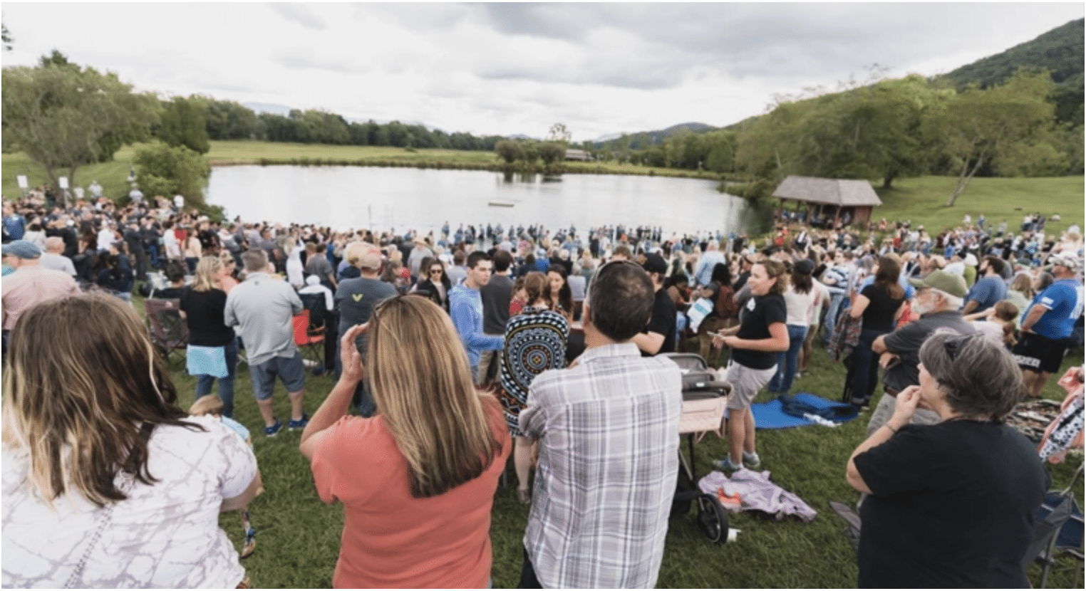 North Carolina megachurch baptizes nearly 300 people in a single day