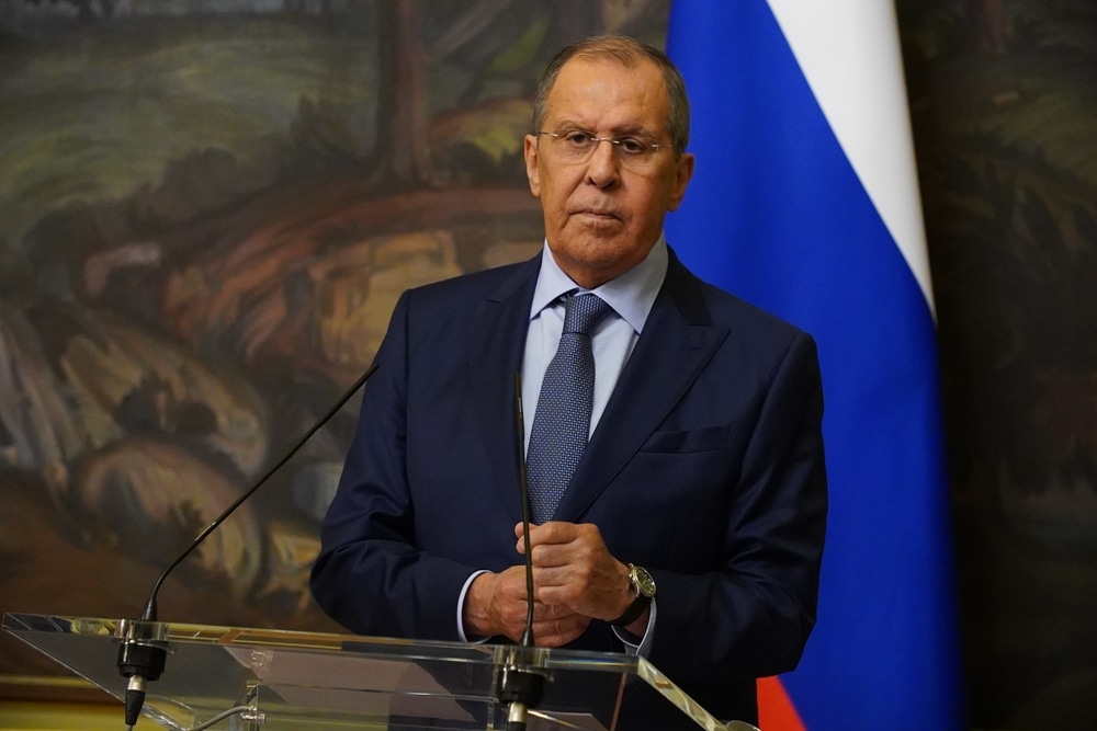 Russia’s Foreign Minister just said the US is ‘directly at war’ with Russia as White House continues to pledge weapons to Ukraine
