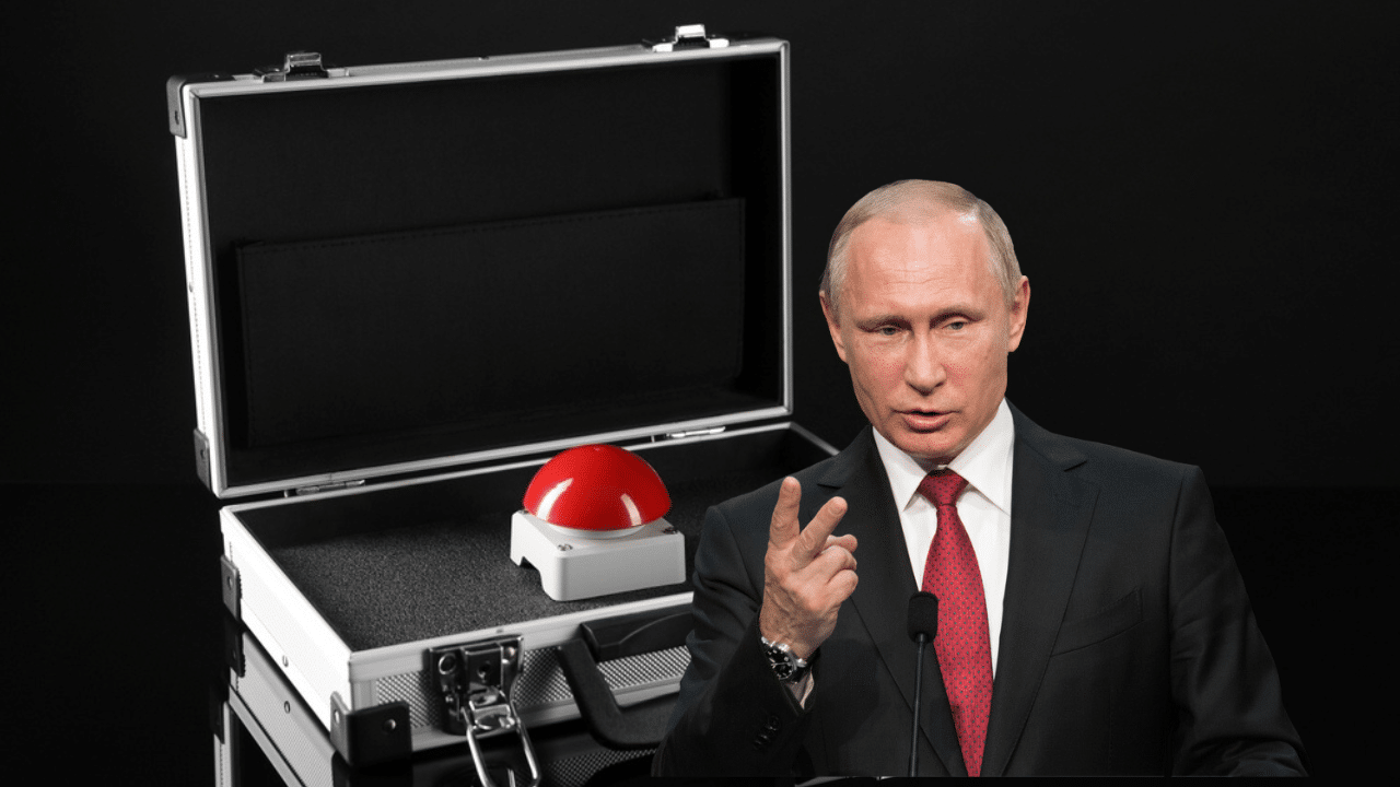 Putin spotted in China with nuclear briefcase
