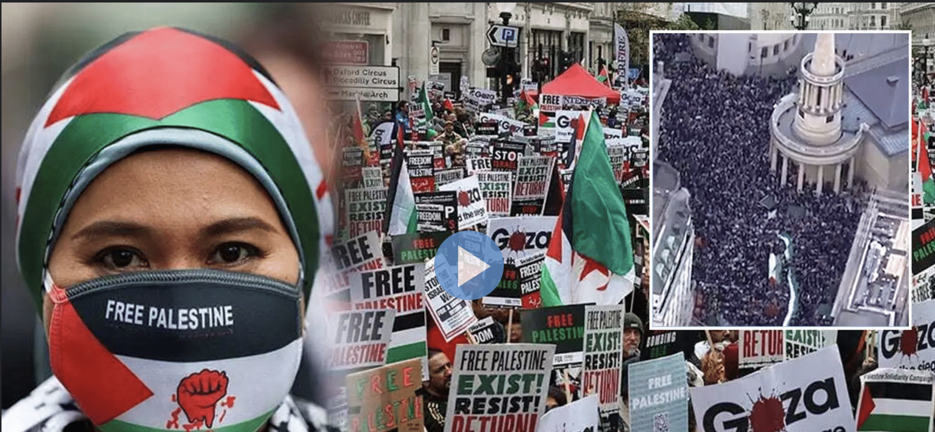 TIPPING POINT: Over 50k Pro-Palestinian protesters take the streets of London