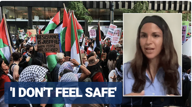 American survivor of Hamas attack on music fest returns to see anti-Israel protests in US: ‘I don’t feel safe’