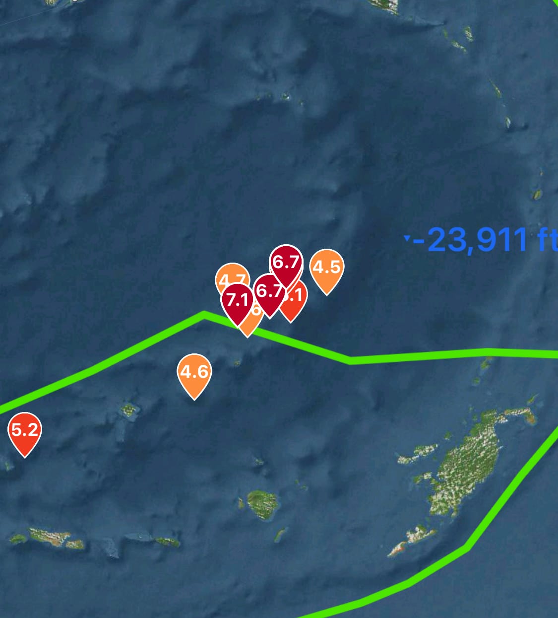 DEVELOPING: Swarm of powerful earthquakes happening in the Banda Sea